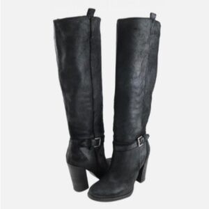 💥BELLE SIGERSON MORRISON HAYLEY Nero Suede Knee High Boots💥